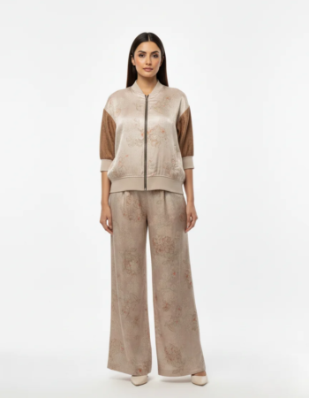 Warm Latte Cream Silk Co-ord