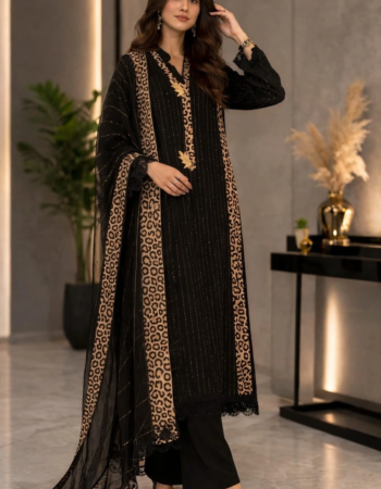 Black  Leopord Print