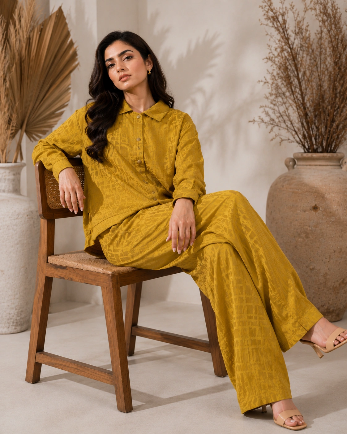 Silk Co-ords Jacket Set